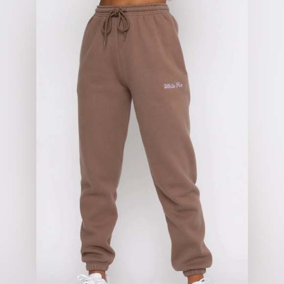 White Fox Boutique Pants - White Fox Love Me Right Sweatpants